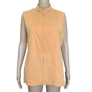 Valstar Milano iridescent marigold vest. Made in Italy